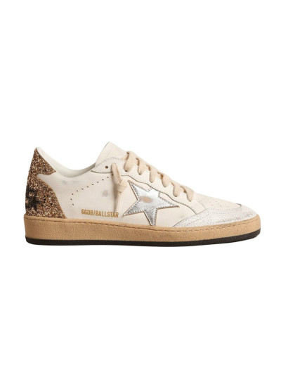 Ball Star with Metallic leather star and Glitter heel tab