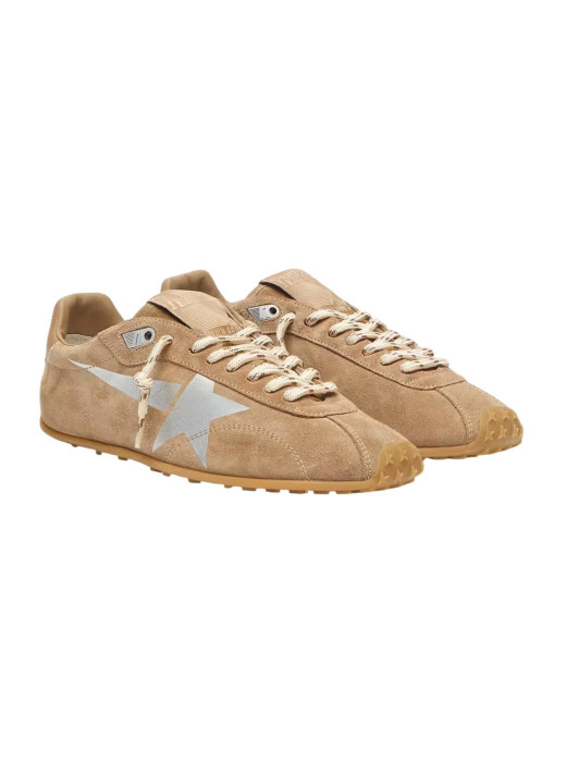 Marathon in Tobacco Suede with Silver Star