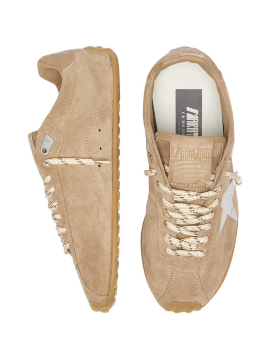 Marathon in Tobacco Suede with Silver Star