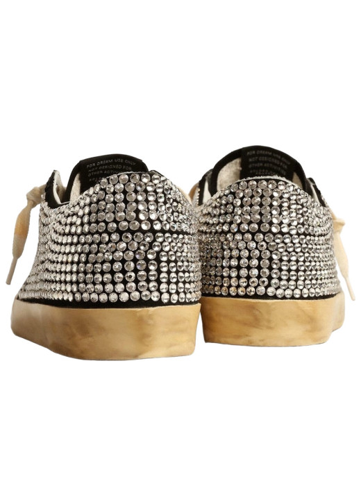 Super-Star LTD with Swarovski Crystals and Black Leather Star