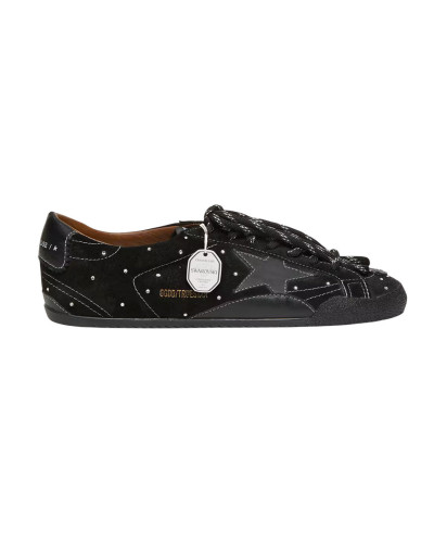 True-Star in Suede with Swarovski Crystal and Black Star