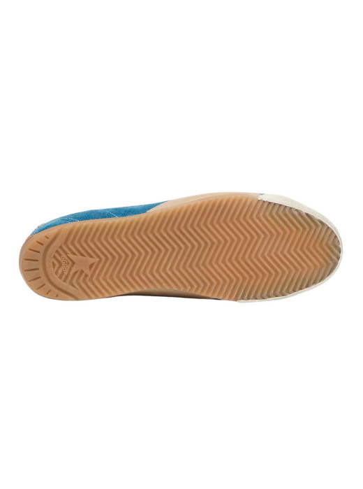 True-Star in Teal Suede with Black Star and Cream Heel Tab