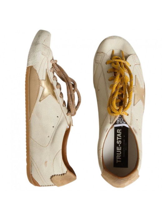 True-Star in White Nappa Leather