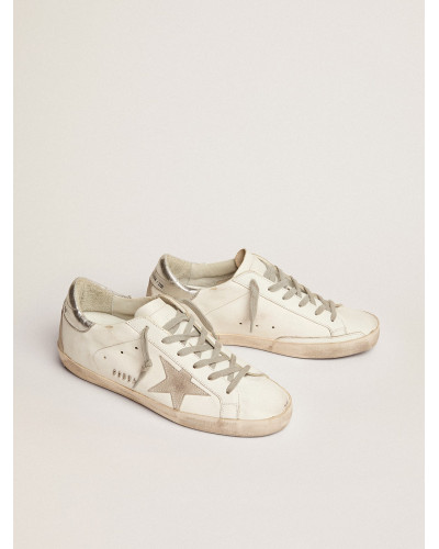 Super-Star with silver heel tab and metal stud lettering