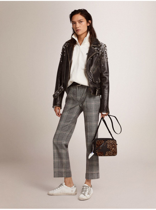 Super-Star with silver heel tab and metal stud lettering