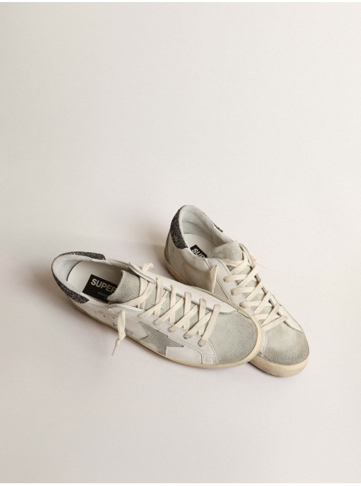 Super-Star with gray star and dark gray glitter heel tab