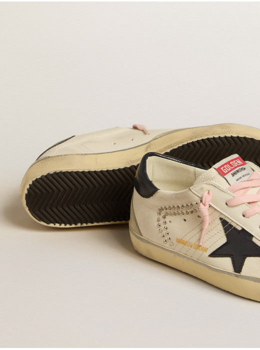 Super-Star LTD with blue leather star and decorative studs