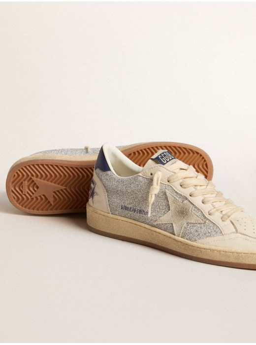 Ball Star LTD in Swarovski crystals and leather with white suede star