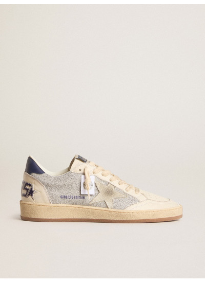 Ball Star LTD in Swarovski crystals and leather with white suede star