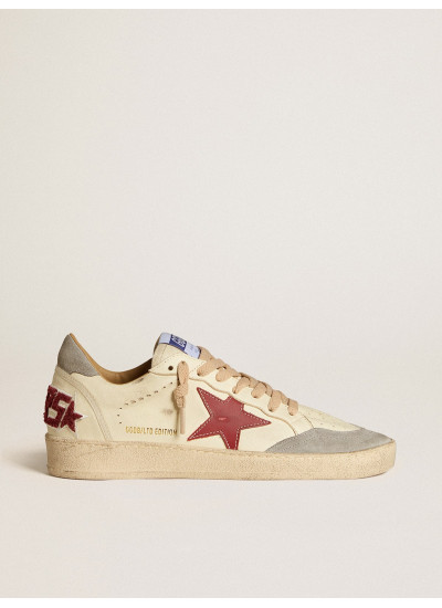 Ball Star LTD in nappa with leather star and silver suede heel tab Ball Star LTD in nappa with leather star and silver suede heel tab