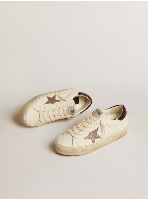 Hi Star LTD in nappa with glitter star and lizard-print heel tab