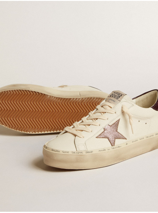 Hi Star LTD in nappa with glitter star and lizard-print heel tab