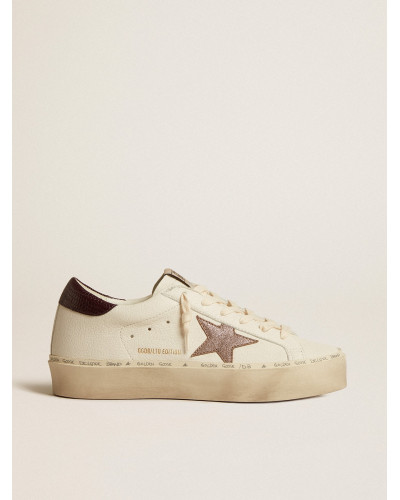 Hi Star LTD in nappa with glitter star and lizard-print heel tab