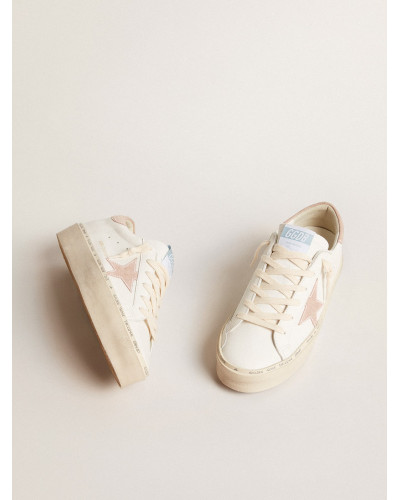Hi Star LTD with old rose suede star and heel tab with pearls