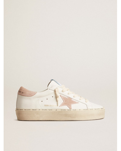 Hi Star LTD with old rose suede star and heel tab with pearls