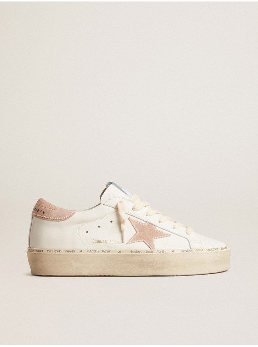 Hi Star LTD with old rose suede star and heel tab with pearls