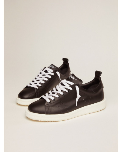 Starter sneakers in total black leather