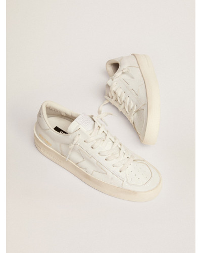 Stardan in total white leather