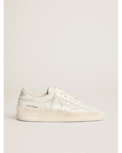 Stardan in total white leather