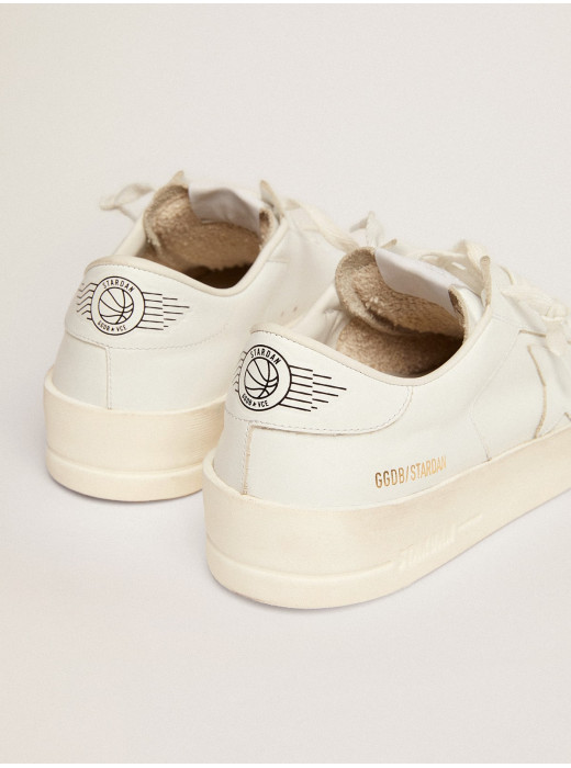 Stardan in total white leather