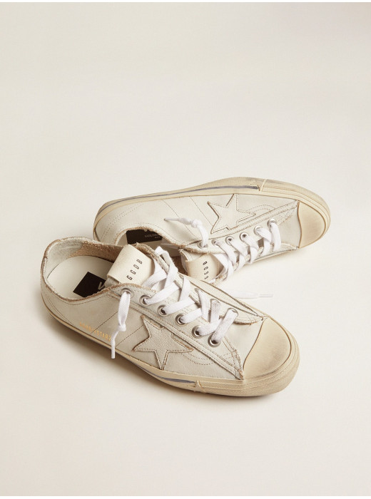 V-Star in vintage effect leather