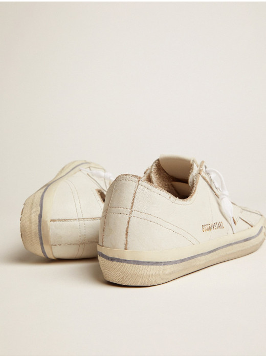 V-Star in vintage effect leather