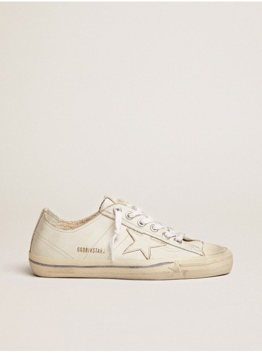 V-Star in vintage effect leather