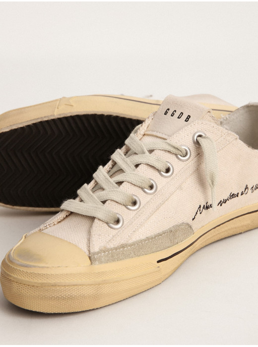V-Star LTD with black suede star and embroidered lettering