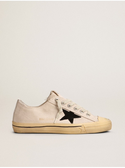 V-Star LTD with black suede star and embroidered lettering