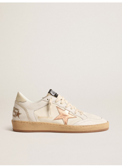 Ball Star LTD in canvas and nappa with bronze metallic leather star