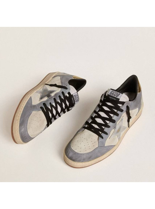 Ball Star in Purple Suede With Silver Star
