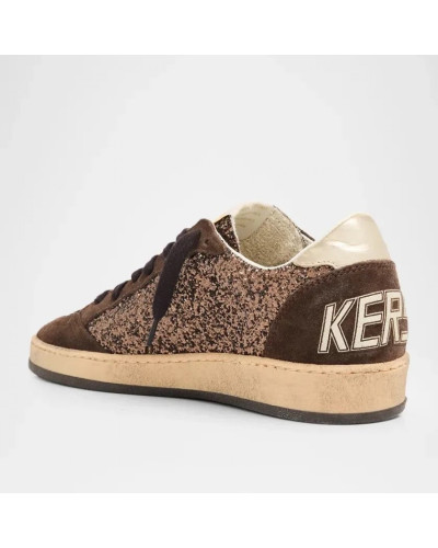 Ball Star in Brown Glitter