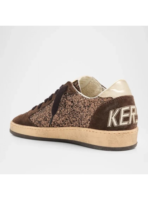 Ball Star in Brown Glitter