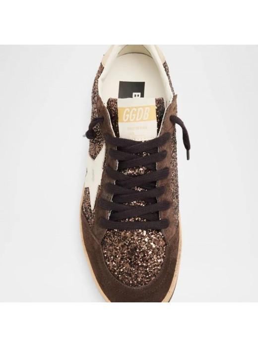 Ball Star in Brown Glitter