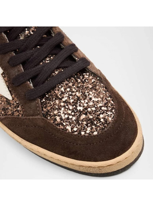 Ball Star in Brown Glitter